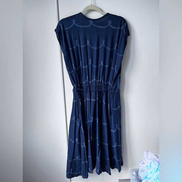 tonle Navy Wrap Dress XL - Picture 3 of 3